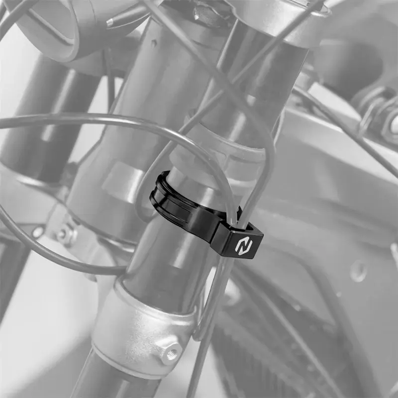 Thumbnail: Black Fork Hose Brake Line Holder For Surron Light Bee X/ S/ L1E Segway X