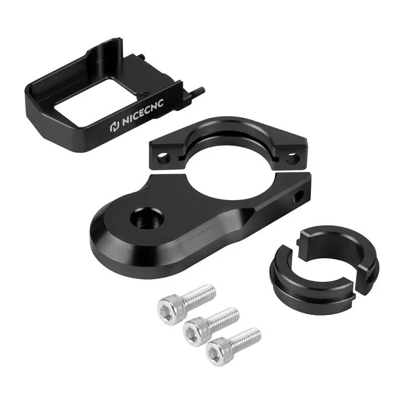 Thumbnail: Black Digital Display Relocation Bracket For Surron Light Bee X/ S/ L1E Segway X