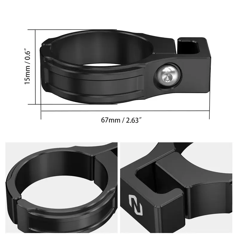 Black Fork Hose Brake Line Holder For Surron Light Bee X/ S/ L1E Segway X