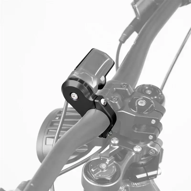 Thumbnail: Black Digital Display Relocation Bracket For Surron Light Bee X/ S/ L1E Segway X