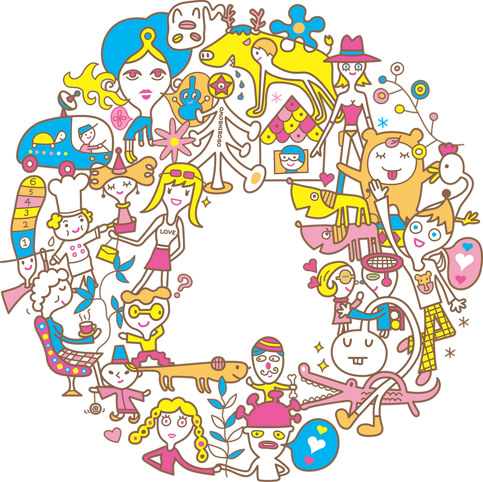 面白創,デザイン,WEB制作,サイネージ,LEDビジョン,コンテンツ制作,ロゴマーク,キャラクター,障がい者就労支援,メンタルヘルス,サロン,セミナー講師