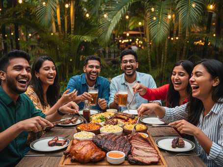 🌳 Escape to Flavor: Discover D&D BBQ Restaurant in Butwal's Peaceful Oasis 🌿