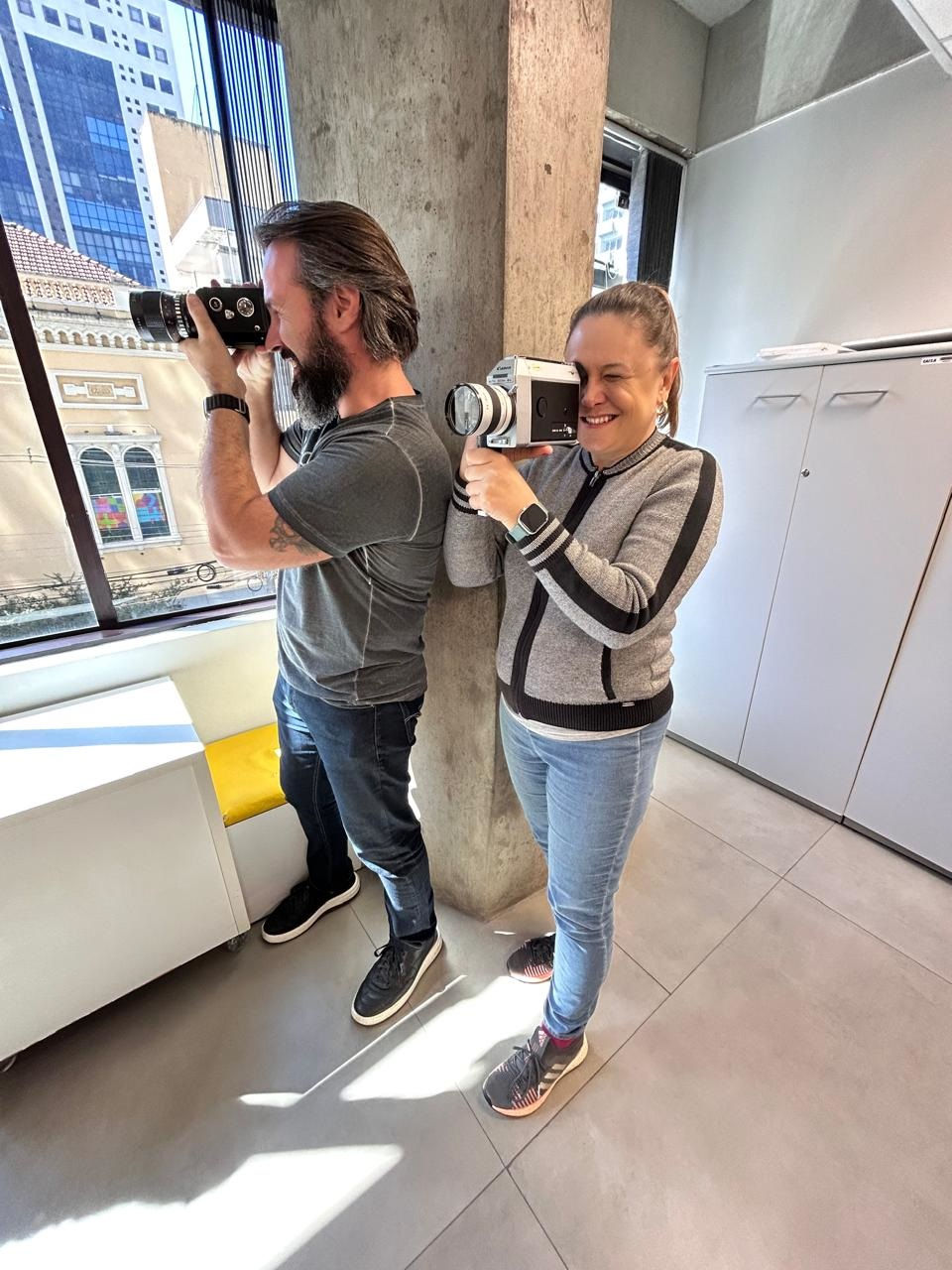 Paulo e Lana, da Toca Cultural, participaram da edição 2025 e produziram o filme "O Fotógrafo" | Foto: Divulgação