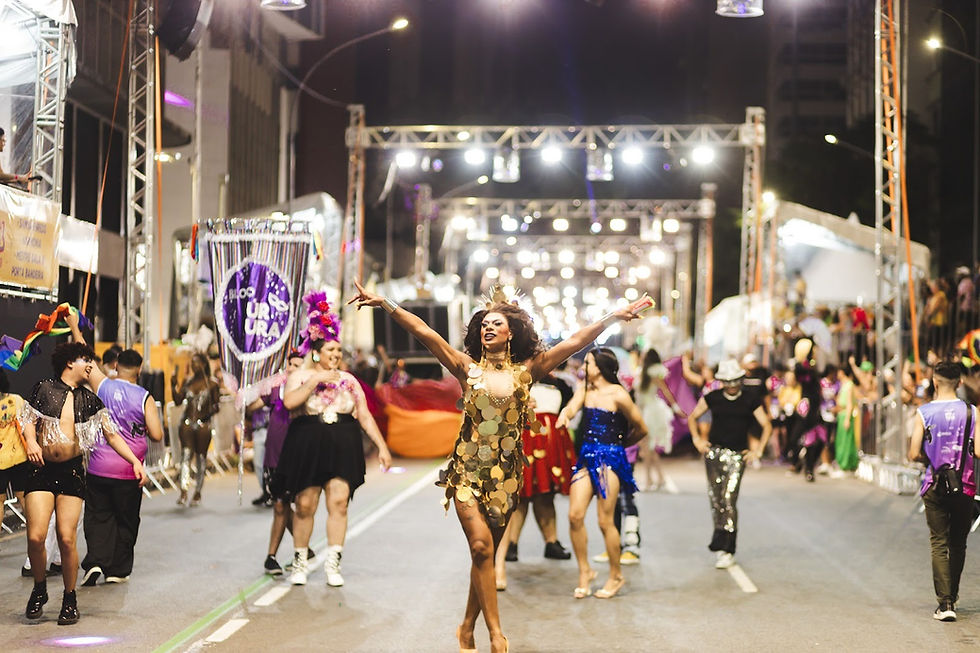 Com tema “Gala Queer”, Bloco Púrpura leva memória e diversidade ao Carnaval de Curitiba