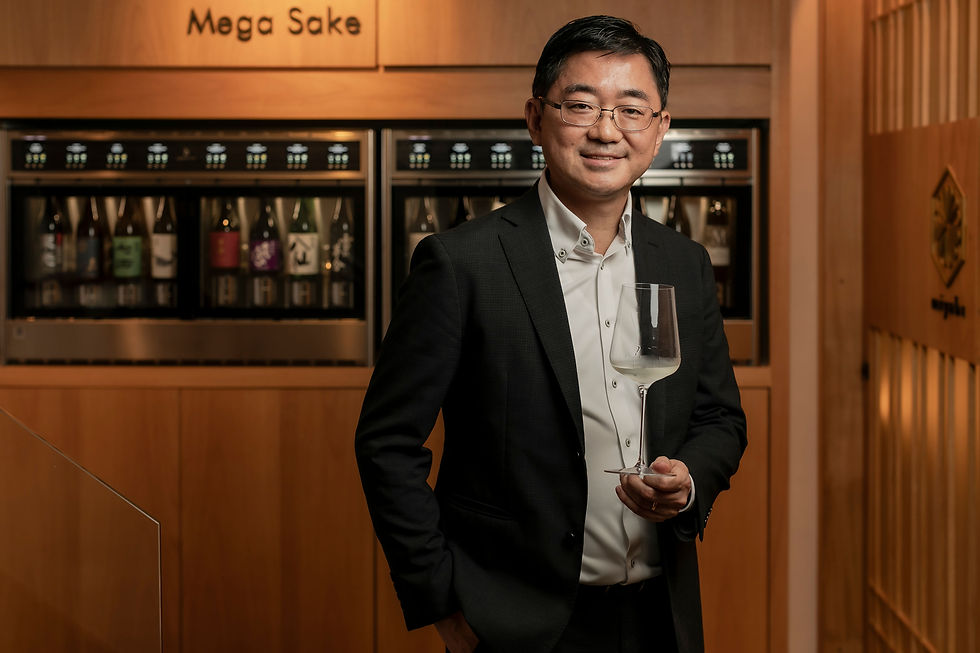 Sake Samurai brasileiro Fabio Kenji Ota, fundador da Mega Sake