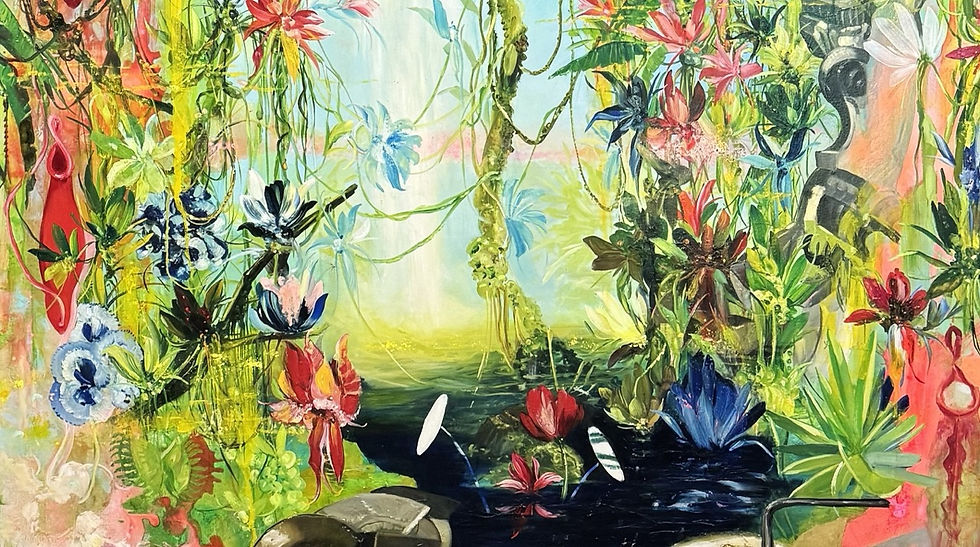 Detalhe da obra A cisão da superfície (Máquina Barroca), 2025,  é uma das obras inéditas do artista Fernando Lindote. crédito Divulgação 