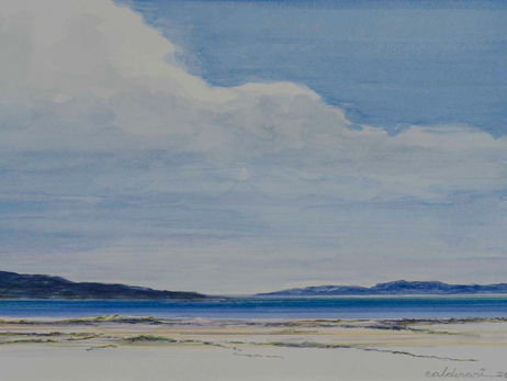 Pintor das marinhas mais famosas do Paraná, Fernando Calderari, ganha exposição no Solar do Rosário.