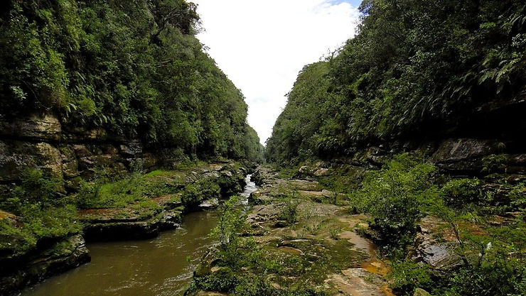 Cânion do Rio São Jorge, em Ponta Grossa