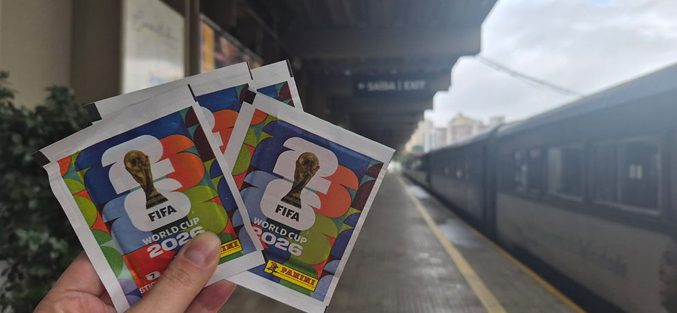 Estação de trem de Curitiba recebe evento de troca de figurinhas com minipasseios por R$ 35
