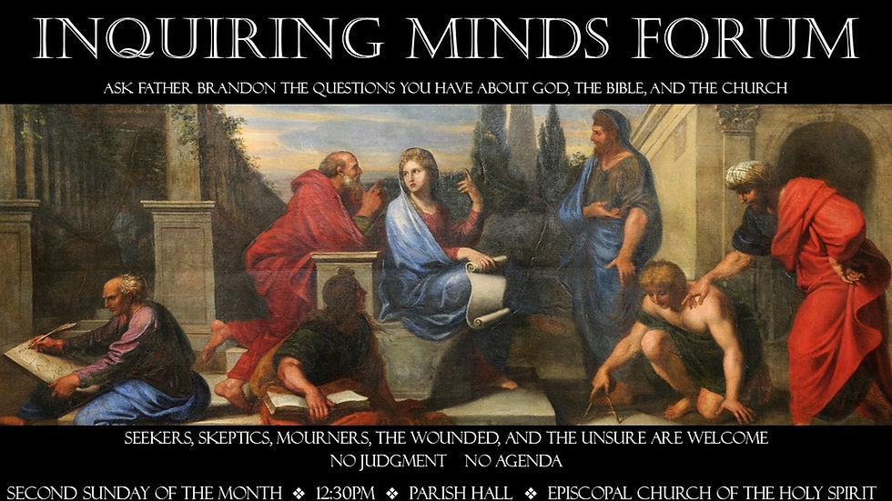 Inquiring Minds Forum