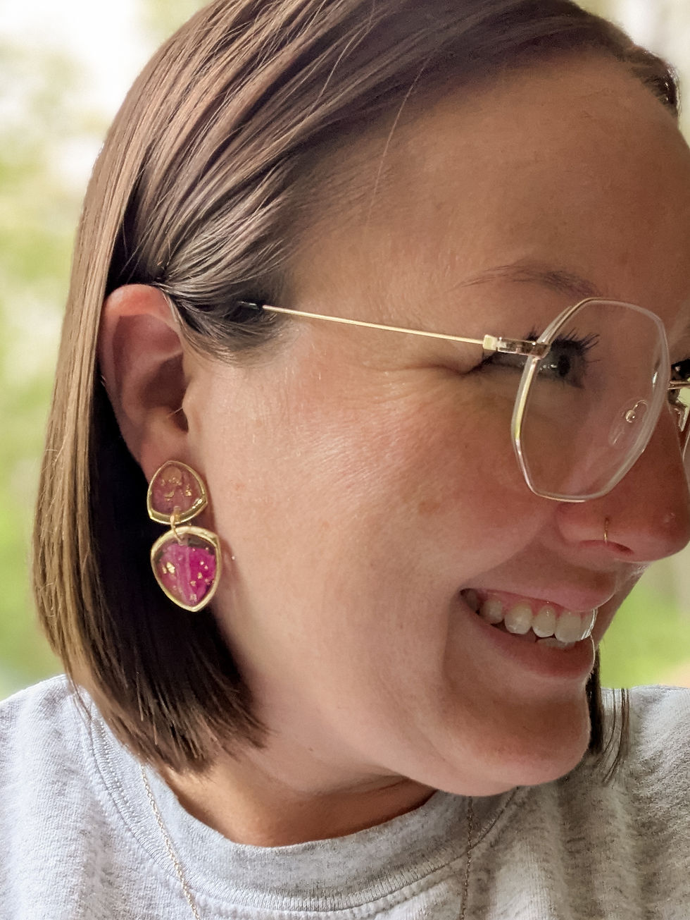 Thumbnail: Peony Petal Earrings