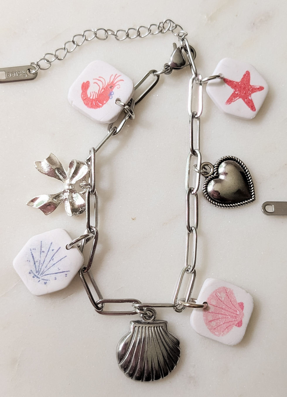 Thumbnail: Silver Charm Bracelets