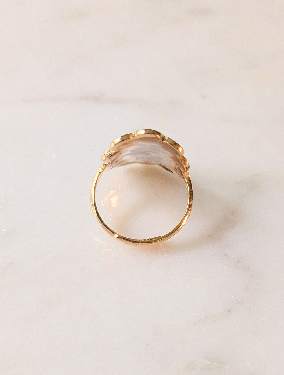 Thumbnail: Forget-Me-Not adjustable Statement Ring