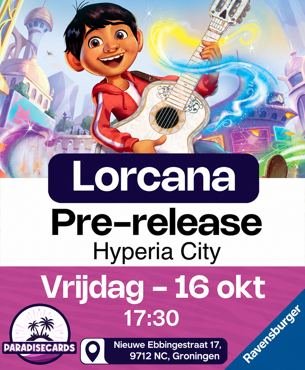 Lorcana Pre-Release "Hyperia City"