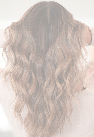 Woman Showing Her Wavy Brunette Hair wit