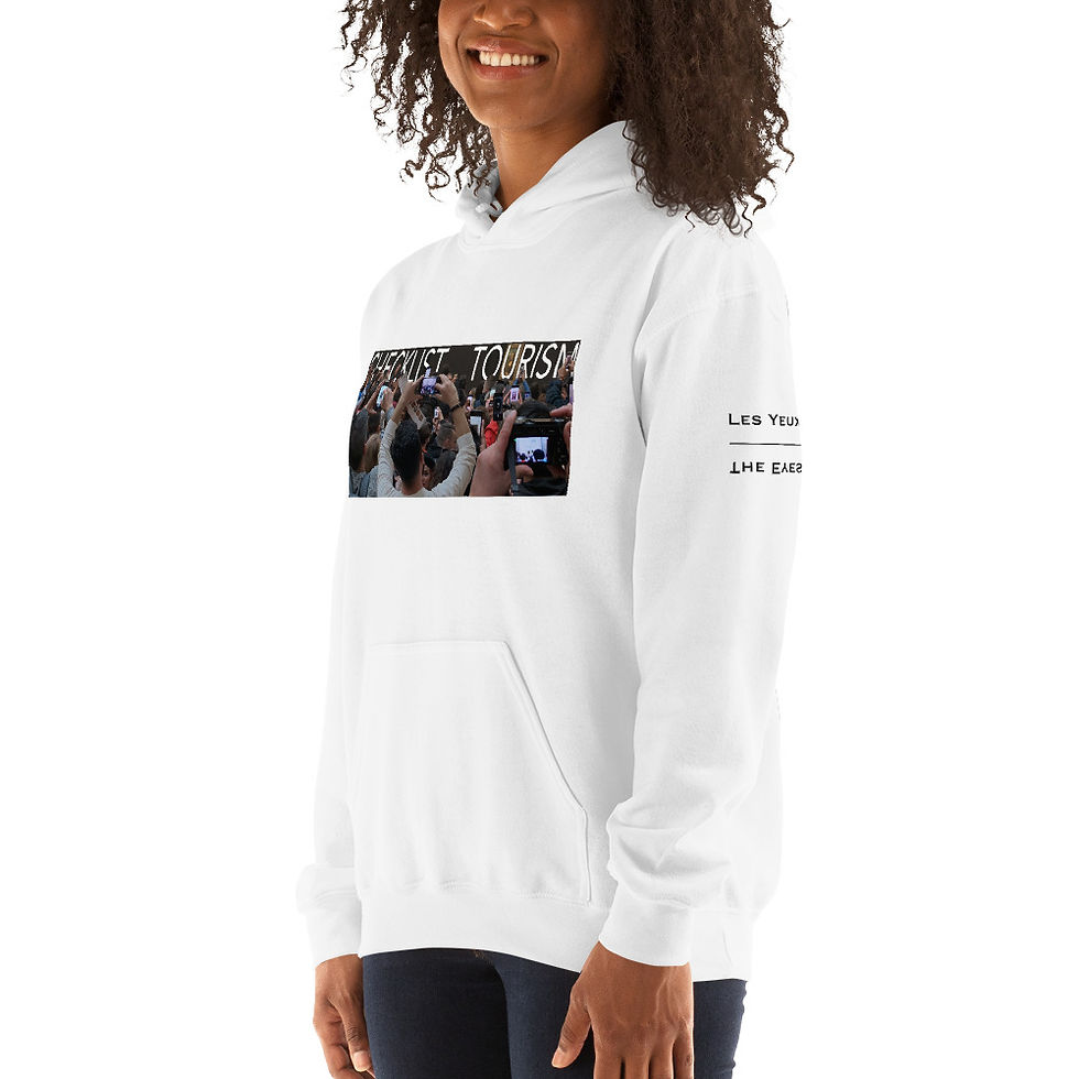 Thumbnail: "Checklist Tourism" (Mona Lisa) White Sweatshirt