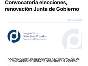 La Junta del Colegio de Detectives se Retira Sin Dejar Rastro