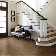 Staircase treads, risers, rails and newels