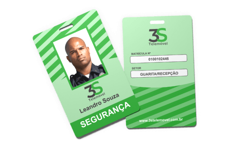 01 Crachá com Dados Variáveis / Pedido Mínimo: 15