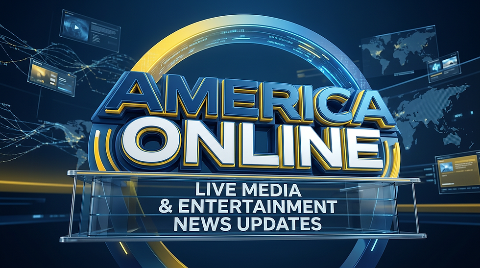 Firefly_Gemini Flash_TEXT THAT SAYS -DISNEY +- CHANGE TEXT TO -AMERICA ONLINE LIVE MEDIA &