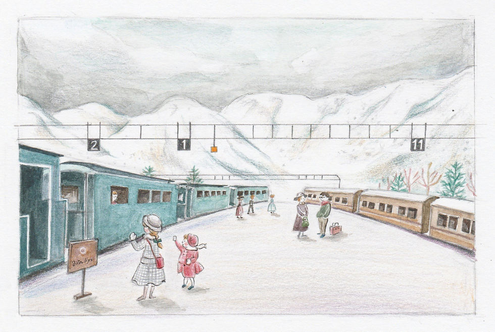 2月のプラットホーム