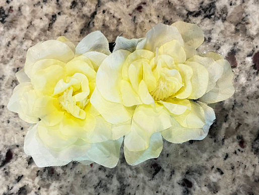 DIY Flower Hair Clips
