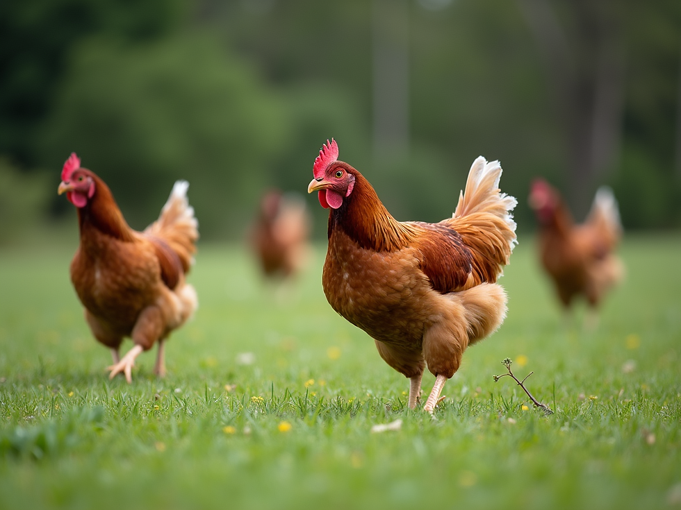 organic pastured chickens roaming on green grass.png