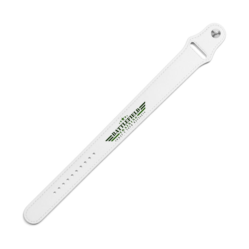 Thumbnail: Battlefield Training | Faux Leather Wristband