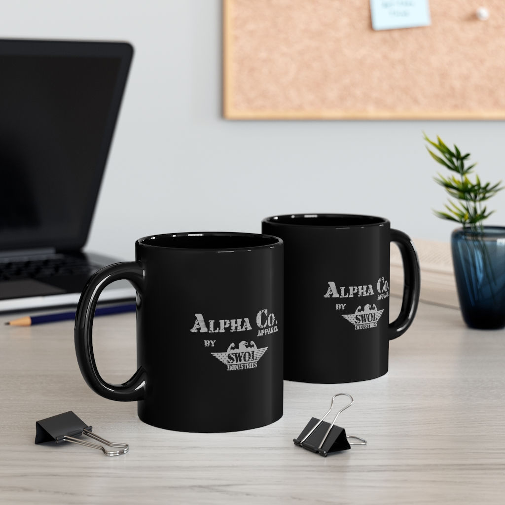 Coffee Mug (11oz) | Alpha Co. Apparel by SWOL Industries (Subdued)