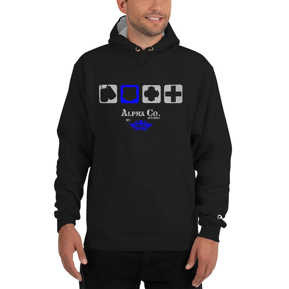 Thumbnail: Champion Hoodie | Badges of Honor (Law Enforcement)