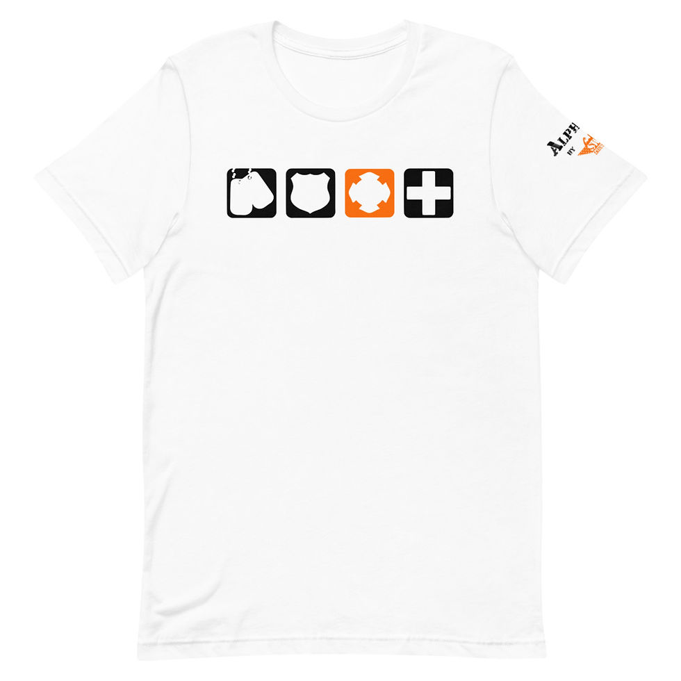 Thumbnail: Tee (Unisex) | Badges of Honor (Firefighter)