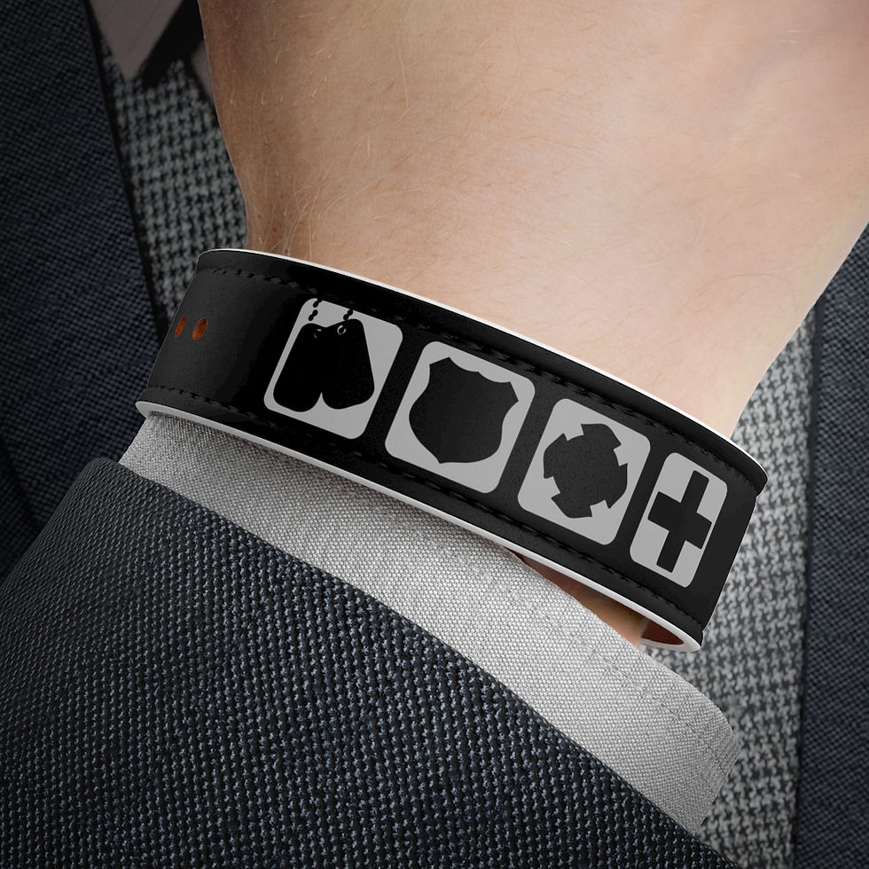 Thumbnail: Faux Leather Wristband