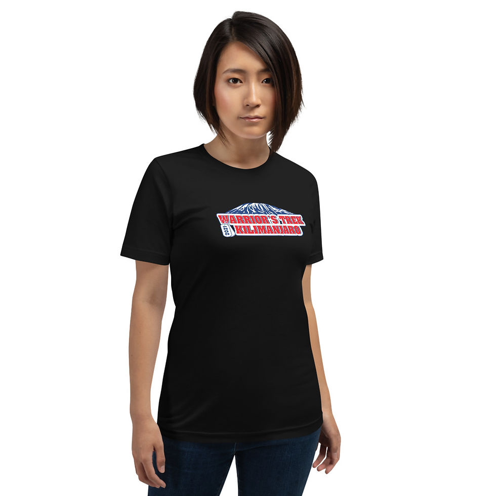Thumbnail: Warrior's Trek | Kilimanjaro | Unisex T-Shirt (Black)