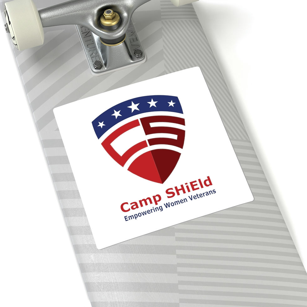 Thumbnail: Camp SHiEld | Square Stickers