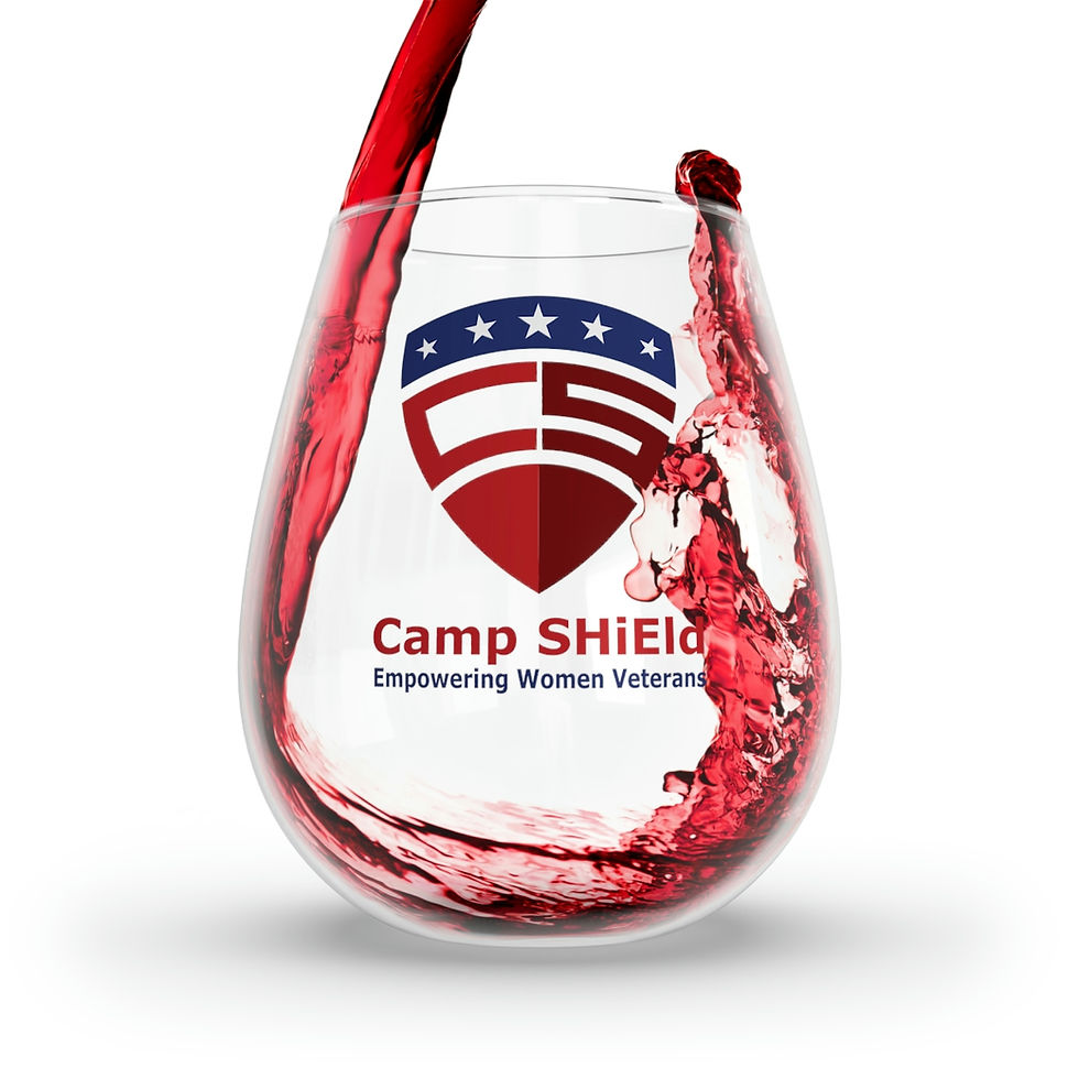 Camp SHiEld | Stemless Wine Glass, 11.75oz