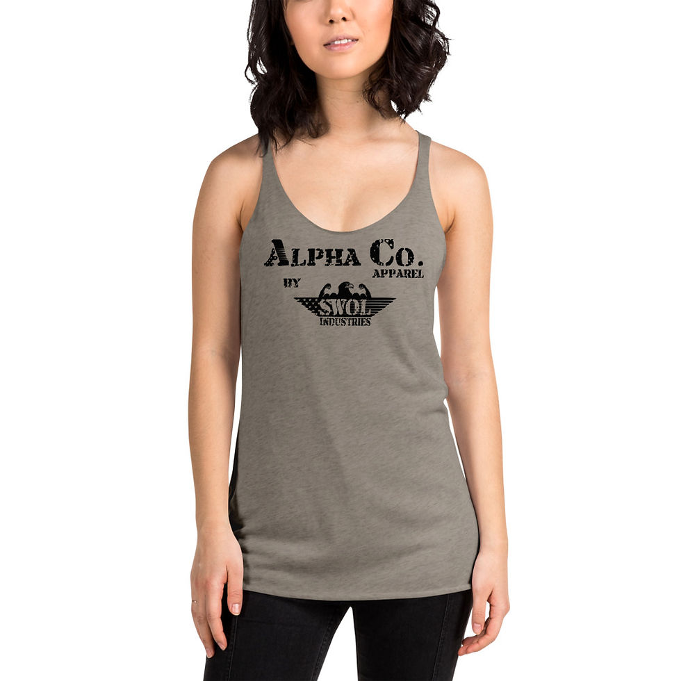 Women's Racerback Tank | Alpha Co. Apparel (Light)