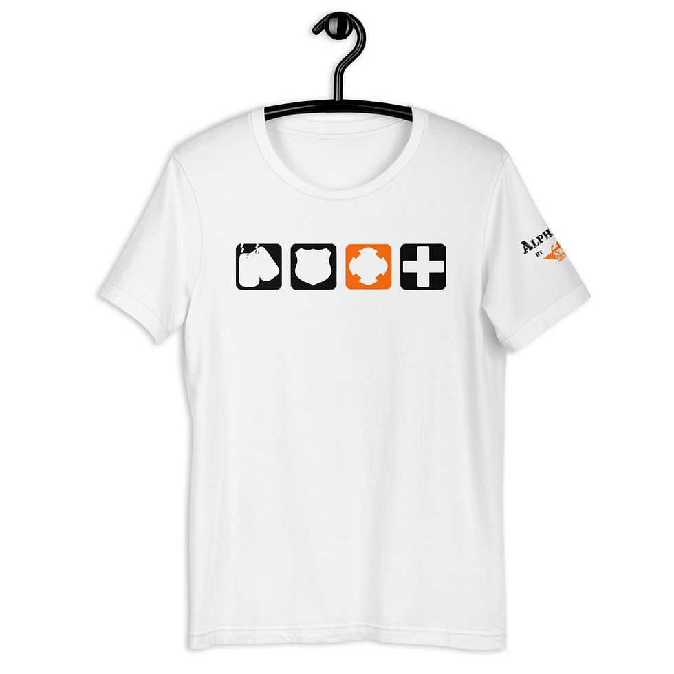 Thumbnail: Tee (Unisex) | Badges of Honor (Firefighter)