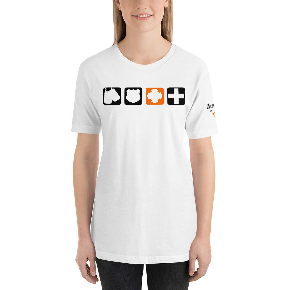 Thumbnail: Tee (Unisex) | Badges of Honor (Firefighter)