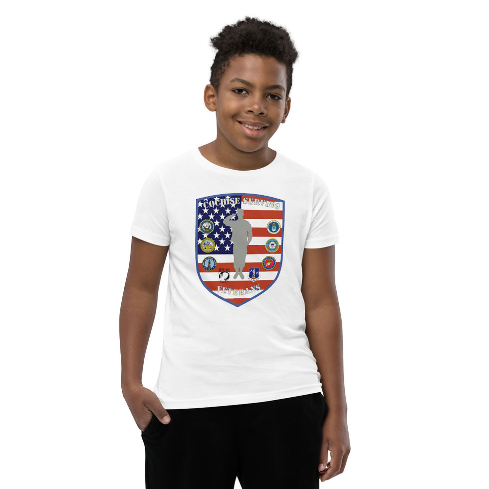 Thumbnail: Youth Short Sleeve T-Shirt | Cochise Serving Veterans