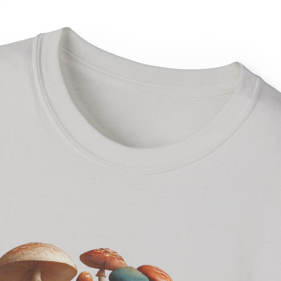 Thumbnail: 3 Mushroom Men's Basic Cotton Tee