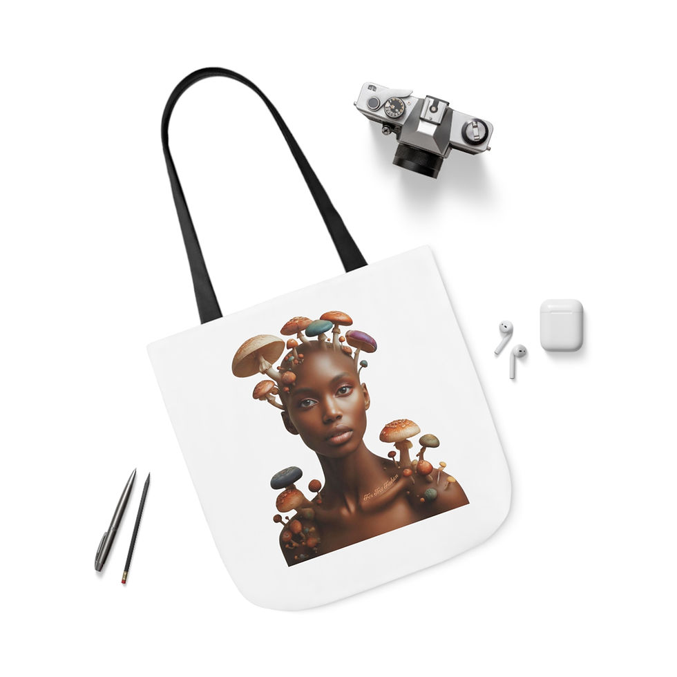 Thumbnail: 3 Mushroom Tote Bag