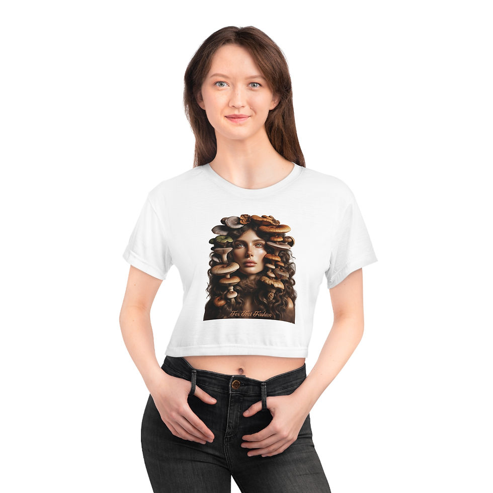 Thumbnail: 2 Mushroom Women's Crop Top