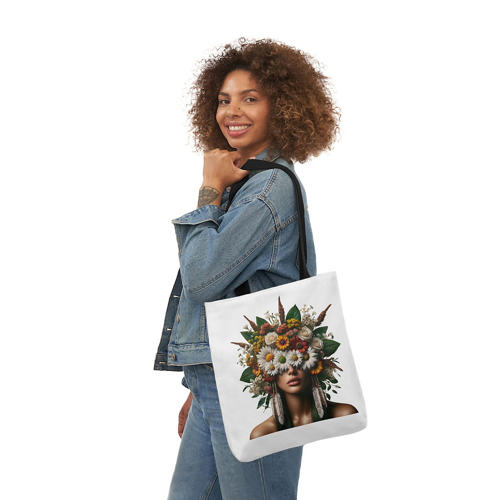 Thumbnail: 2 Flower Tote Bag