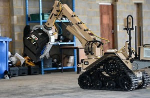 X-ray robot in action during trial