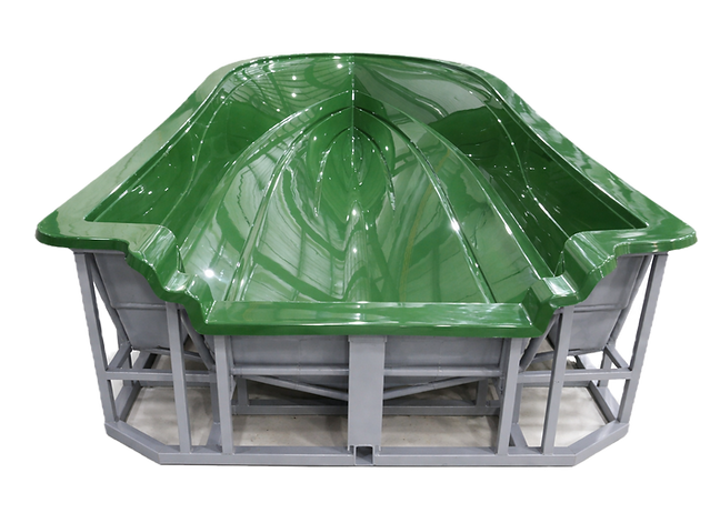 A composite mold with green tooling gelcoat