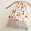Miniature : Sac à doudou personnalisable prénom école nounou crèche garderie renards orange