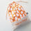 Miniature : Sac à bonbons halloween fantômes orange blanc sac personnalisable