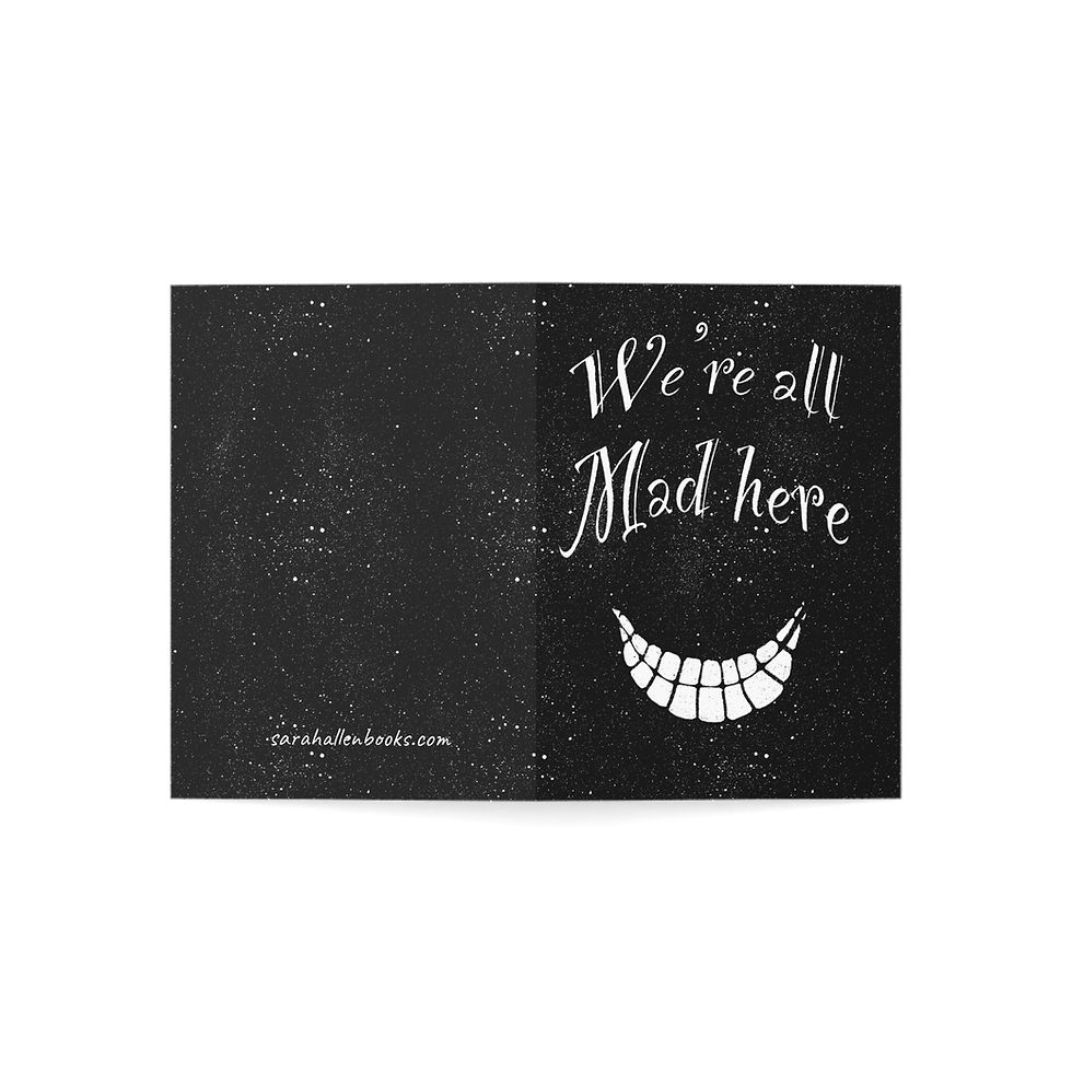 Thumbnail: We're All Mad Here...but not at you! (Thank you cards 1, 10, 30, and 50pcs)