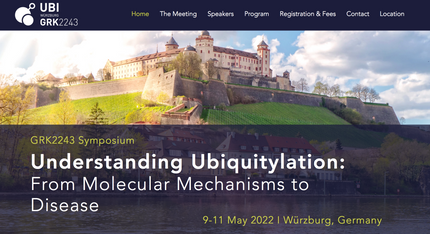 Event: Carolina presenting at GRK2243 Symposium Understanding Ubiquitylation