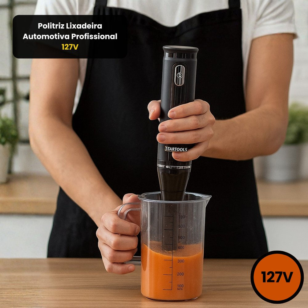 Mixer Elétrico com Copo 700ml 127V - Sortida